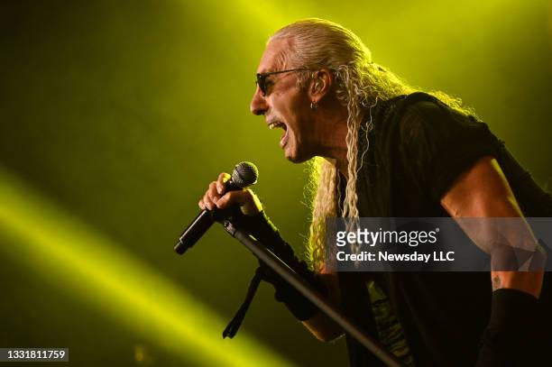 Dee Snider performs a concert & filming event at Stereo Garden in Patchogue, New York on June 11, 2021.