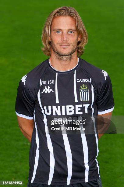 Guillaume Gillet of Charleroi during the 2021 - 2022 season photo shoot of Sporting de Charleroi on July 15, 2021 in Garderen, The Netherlands.