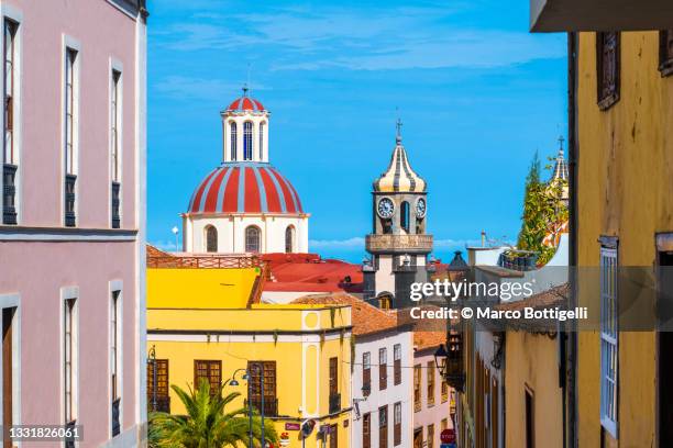 la orotava old town, tenerife, spain - ville de santa cruz de tenerife bildbanksfoton och bilder