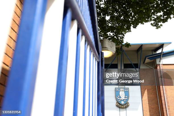 General view outside the stadium prior to the Carabao Cup First Round match between Sheffield Wednesday and Huddersfield Town at Hillsborough on...