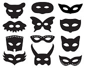Collection of Black Masks