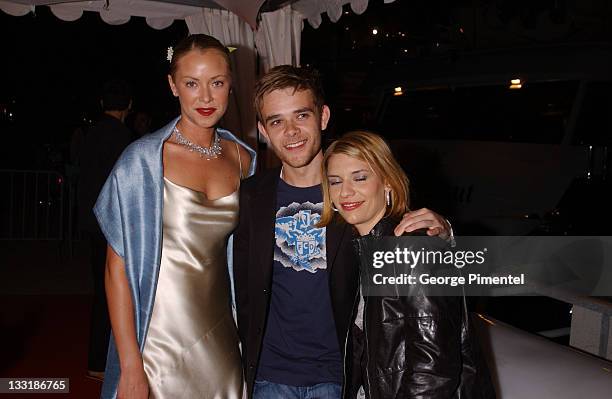 Kristanna Loken, Nick Stahl and Claire Danes during 2003 Cannes Film Festival - Anheuser Busch T3 Party at Anheuser Busch Yacht in Cannes, France.