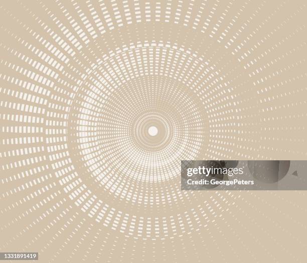 circle halftone pattern background - nautilus stock illustrations