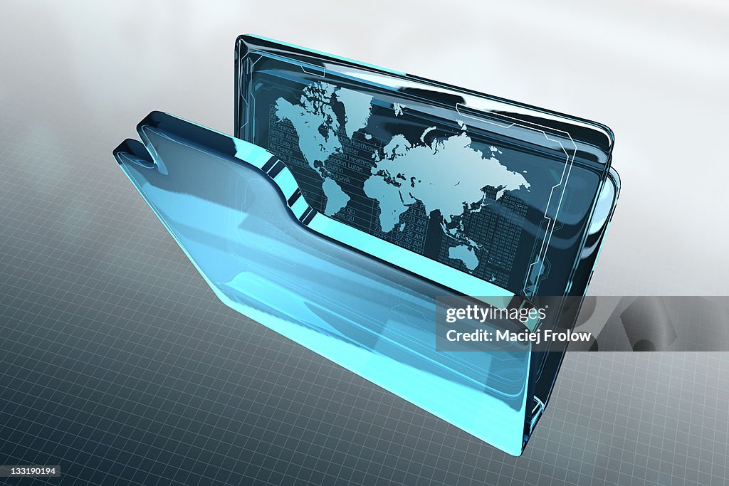 Computer Folder Drawing 3d Illustration Of Computer Folders High-Res Vector Graphic - Getty Images