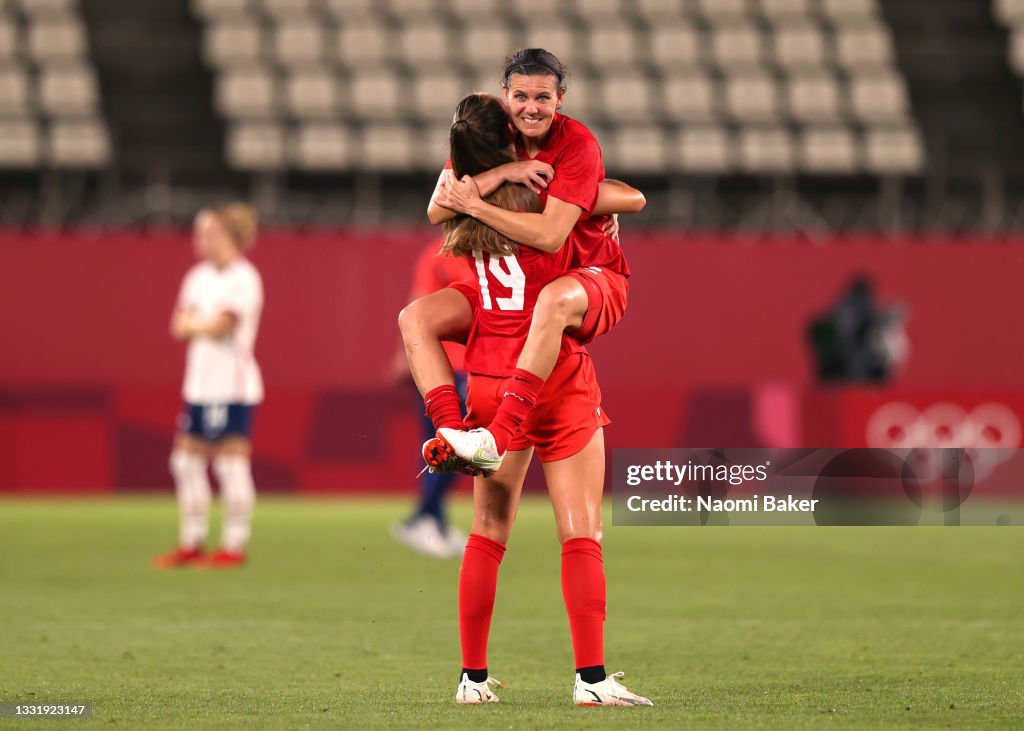 USA v Canada: Women's Football Semifinal - Olympics: Day 10