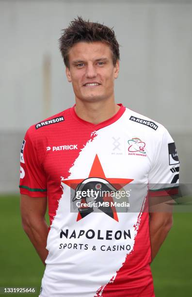 Jelle Vossen of Zulte during the 2021 - 2022 season photo shoot of Zulte Waregem on July 15, 2021 in Waregem, Belgium.