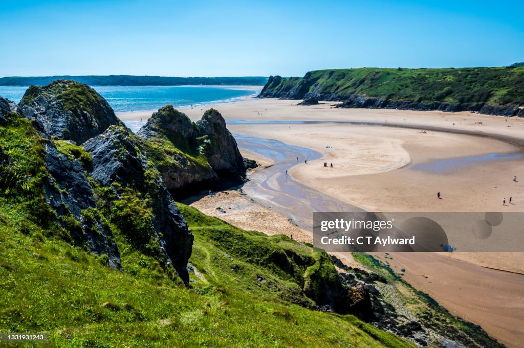 Three Cliffs Bay Gower Coastline