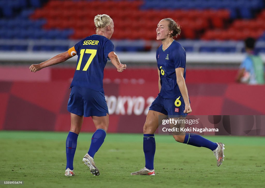 Australia v Sweden: Women's Football Semifinal - Olympics: Day 10