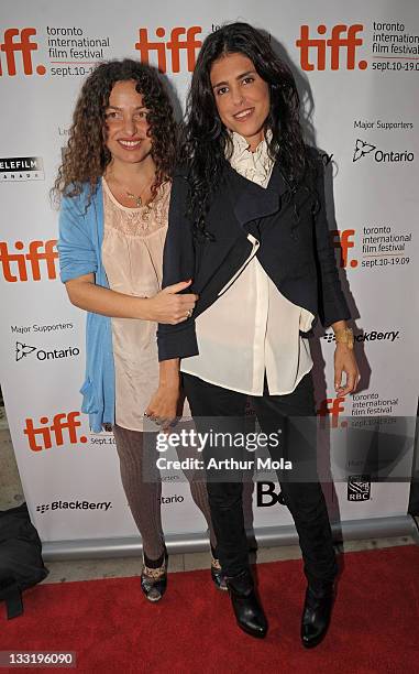 Directors Tatiana von Furstenberg and Francesca Gregorini attend the "Tanner Hall" Premiere at the Isabel Bader Theatre during the 2009 Toronto...