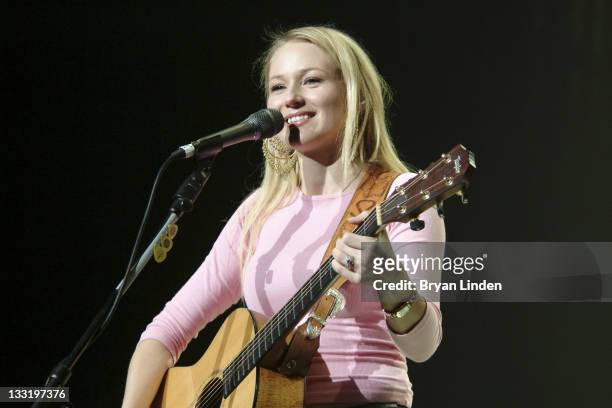 Jewel during STAR 98.7FM's Not So Silent Night Concert - Show at The Shrine Auditorium in Los Angeles, California, United States.