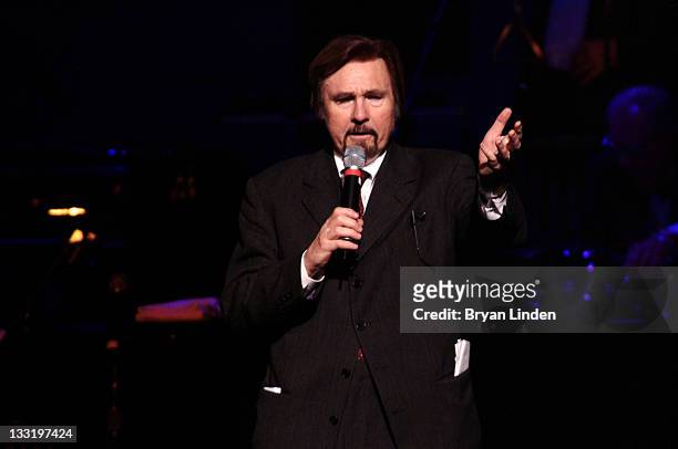 Gary Owens at KLAC's Mistletoe and Martinis Concert Event