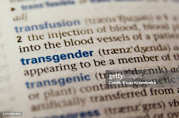 transgender, word, dictionary - medical dictionary stock pictures, royalty-free photos & images