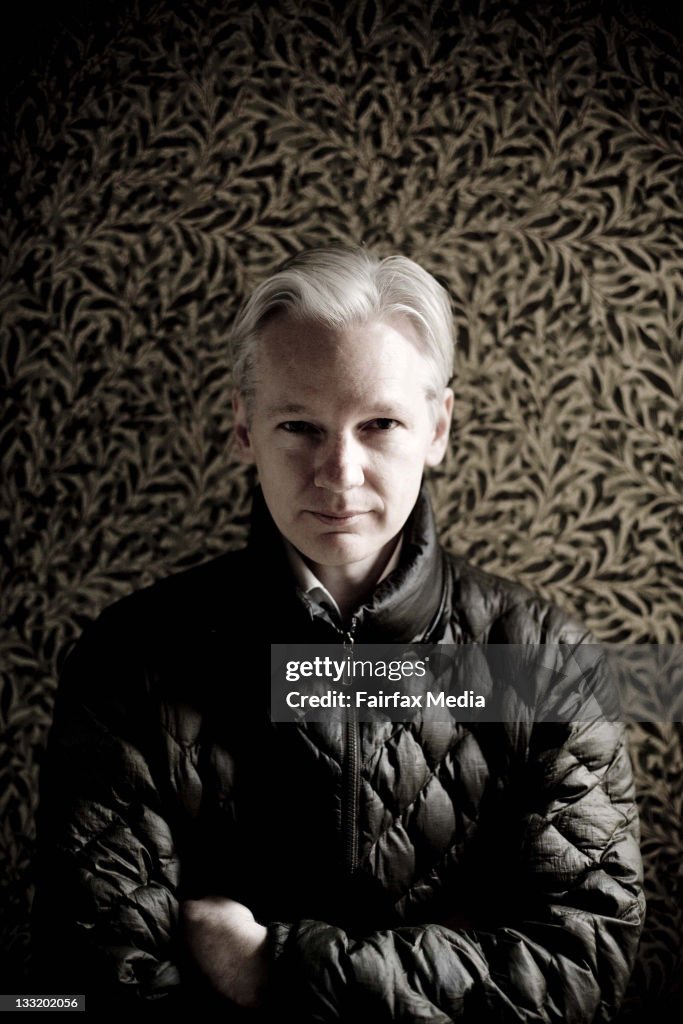 Wikileaks Julian Assange Portrait Session