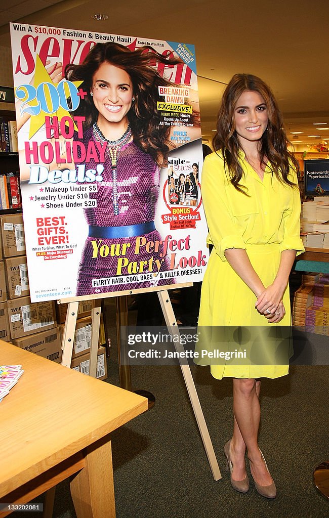 Nikki Reed Signs Copies Of Her Seventeen Magazine Cover