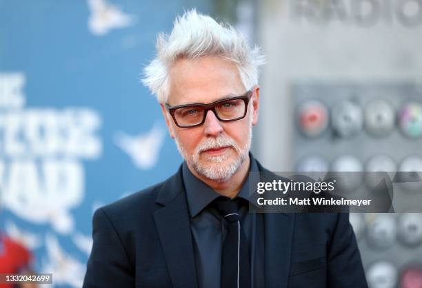 James Gunn attends the Warner Bros. Premiere of "The Suicide Squad" at Regency Village Theatre on August 02, 2021 in Los Angeles, California.