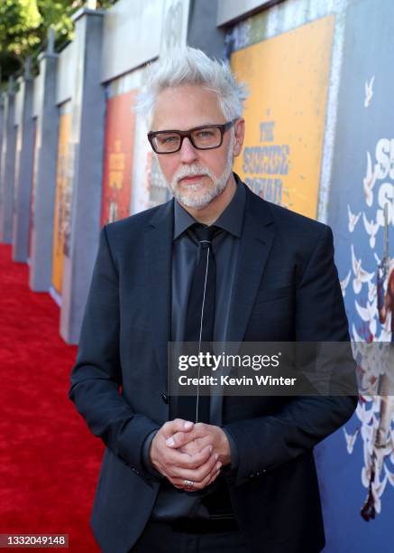 James Gunn attends the Warner Bros. Premiere of "The Suicide Squad" at Regency Village Theatre on August 02, 2021 in Los Angeles, California.