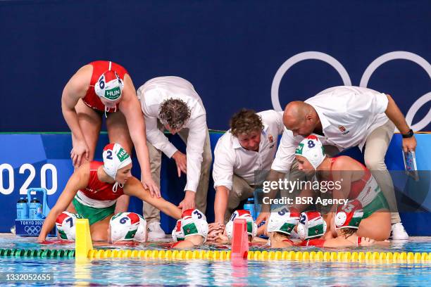 Alda Magyari of Hungary, Krisztina Garda of Hungary, Natasa Rybanska of Hungary, Aniko Gyongyossy of Hungary, Dora Leimeter of Hungary, Anna Illes of...