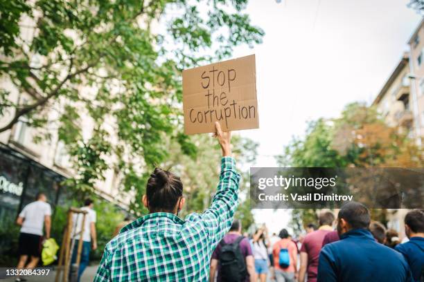 stand for your rights! - anti government stockfoto's en -beelden