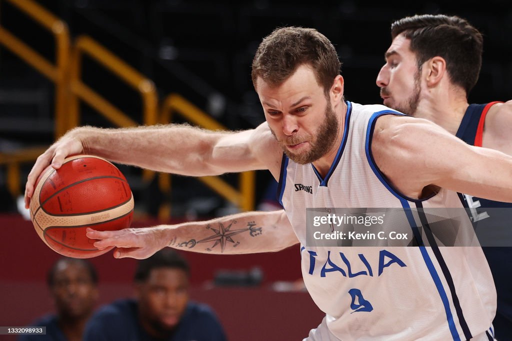 Italy v France Men's Basketball - Olympics: Day 11