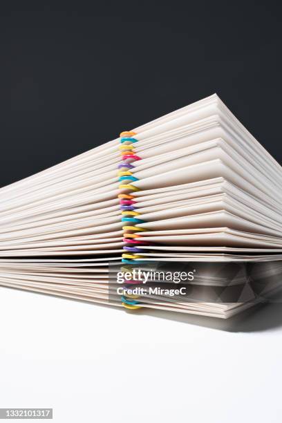 Paper File Click 21 Reports Fanned Out Stock Photos, High-Res Pictures, and Images ...