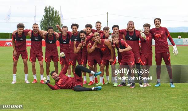 Rhys Williams, Nathaniel Phillips, Joe Gomez, Ben Woodburn, Trent Alexander-Arnold, Mohamed Salah, Kaide Gordon, Diogo Jota, Alex Oxlade-Chamberlain,...
