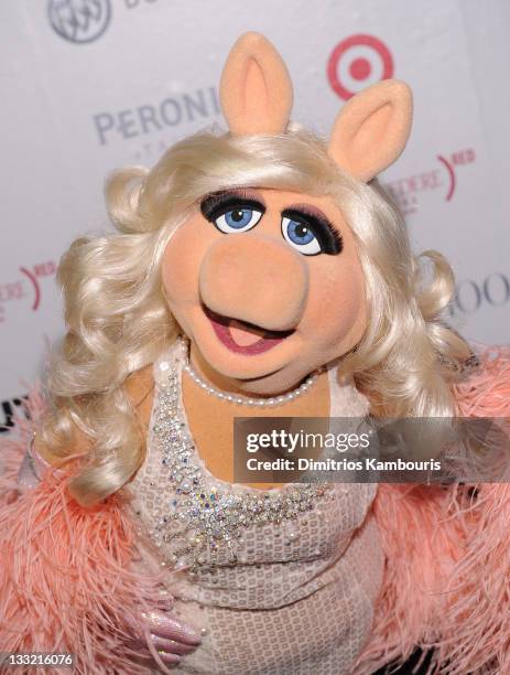 Miss Piggy attends the OUT celebration of The OUT100 at Skylight Soho on November 17, 2011 in New York City.