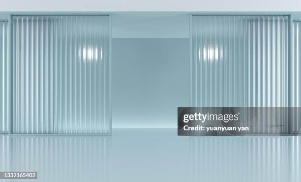 3d rendering exhibition background - luxury home office stock pictures, royalty-free photos & images