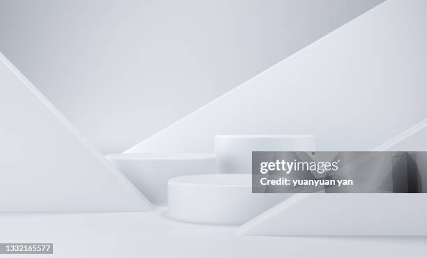 3d rendering product background - pedestal stock pictures, royalty-free photos & images