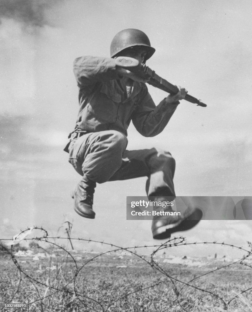 Training Of The "Fighting 65th" Of Puerto Rico