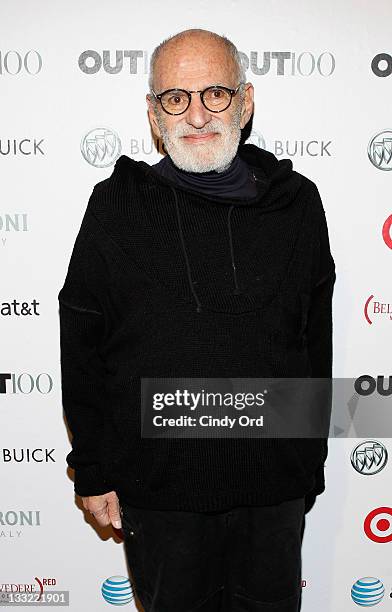 Playwright Larry Kramer attends the 2011 OUT100 at the Skylight SOHO on November 17, 2011 in New York City.
