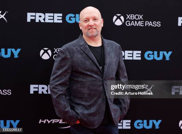 Zak Penn attends the "Free Guy" New York Premiere at AMC Lincoln Square Theater on August 03, 2021 in New York City.