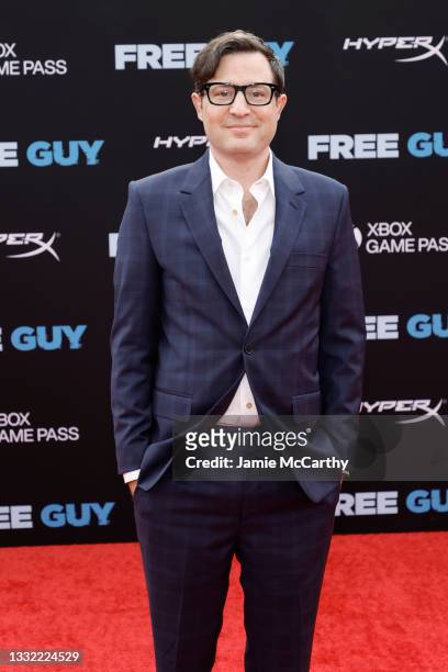 Matt Lieberman attends the "Free Guy" New York Premiere at AMC Lincoln Square Theater on August 03, 2021 in New York City.