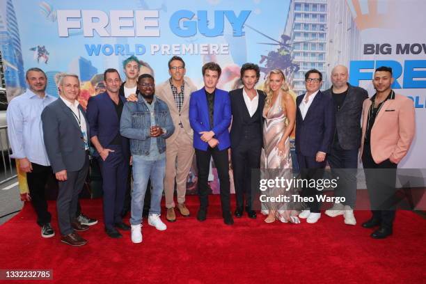 Adam Kolbrenner, Steve Asbell, Ethan Tobman, Tyler "Ninja" Blevins, Lil Rel Howery, Ryan Reynolds, Joe Keery, Shawn Levy, Camille Kostek, Matt...