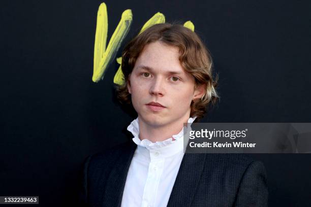 Jack Kilmer attends the Premiere of Amazon Studios' "VAL" at DGA Theater Complex on August 03, 2021 in Los Angeles, California.