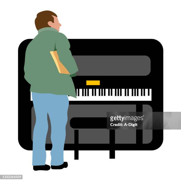 Cartoon Piano Keys High Res Illustrations - Getty Images