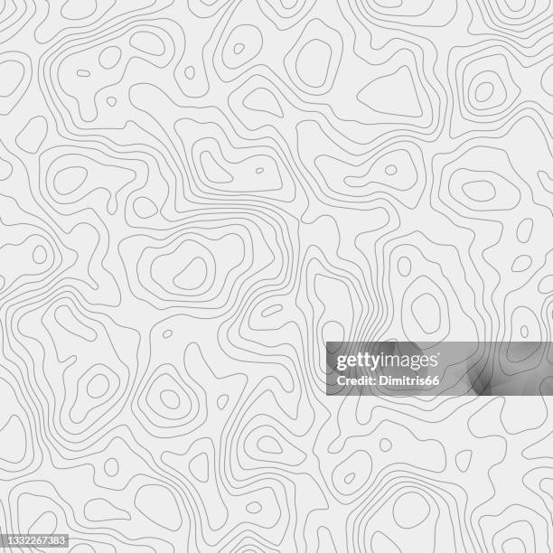seamless abstract topographic lines - seamless topographic stock illustrations