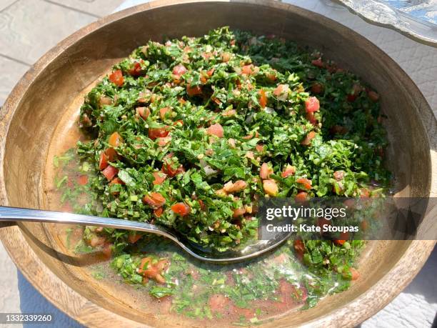 tabouli - tabbouleh stock pictures, royalty-free photos & images