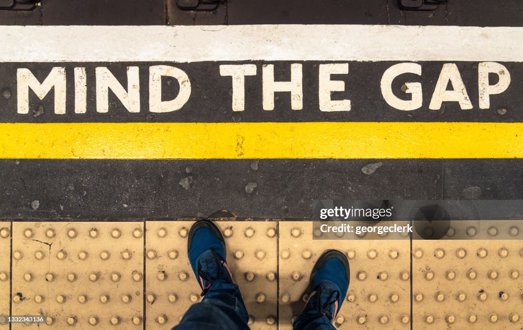 Mind The Gap warning on London Underground