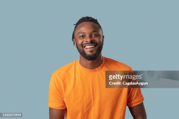 very happy young man man - colored background bildbanksfoton och bilder
