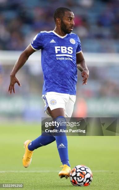 Ricardo Pereira of Leicester City during a Pre Season Friendly match between Leicester City and Villarreal CF at The King Power Stadium on August 04,...