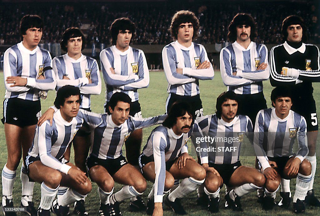 The Argentinian national soccer team bef