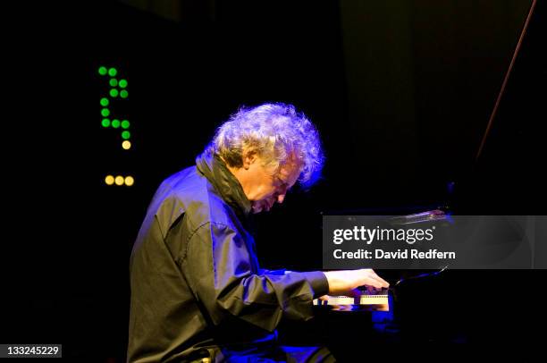 Joachim Kuhn performs on stage at the Queen Elizabeth Hall during the London Jazz Festival on November 17, 2011 in London, United Kingdom.