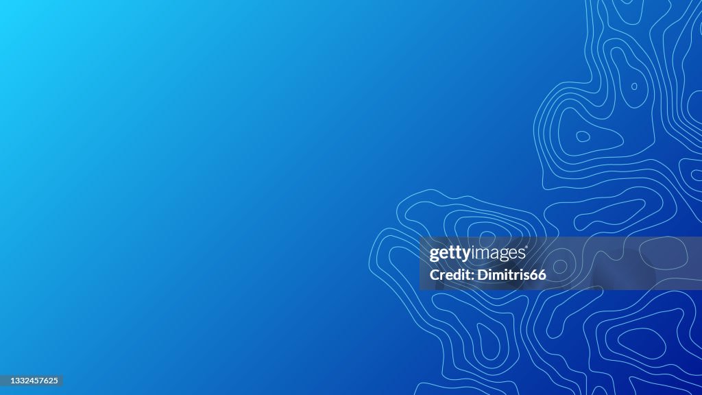 Abstract topographic lines