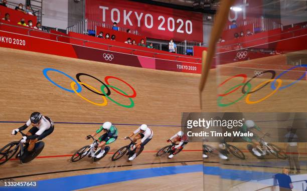 Eiya Hashimoto of Team Japan, Mark Downey of Team Ireland, Roger Kluge of Team Germany and Andreas Mueller of Team Austria compete during the Men's...
