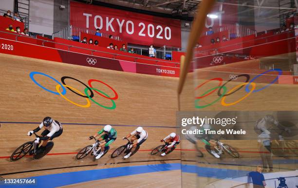 Eiya Hashimoto of Team Japan, Mark Downey of Team Ireland, Roger Kluge of Team Germany and Andreas Mueller of Team Austria compete during the Men's...