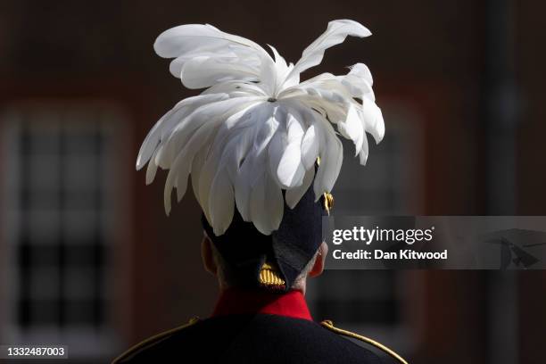 The Founder's Day Parade is marked at Royal Hospital Chelsea on August 05, 2021 in London, England. The event, which is attended by all Chelsea...