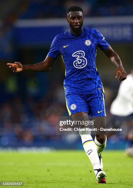 Tiemoue Bakayoko of Chelsea during the Pre Season Friendly between Chelsea and Tottenham Hotspur at Stamford Bridge on August 04, 2021 in London,...