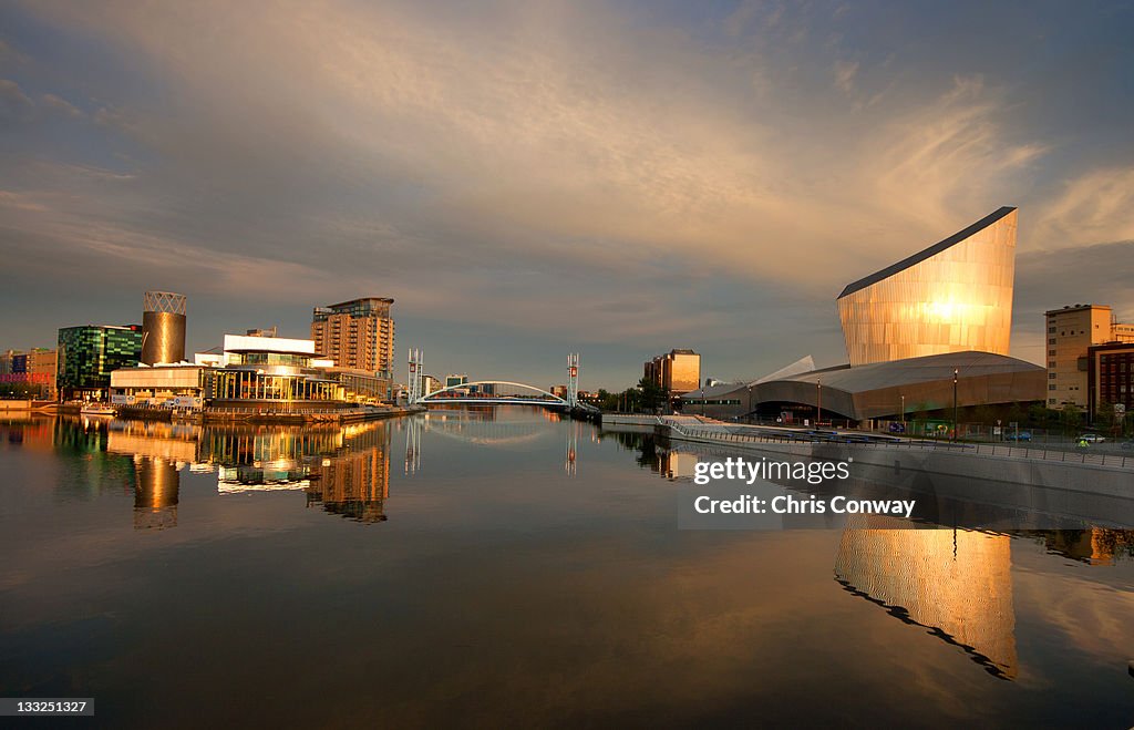 Salford Quays reflections.