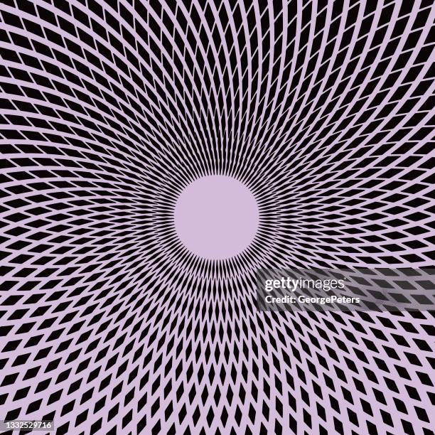 circle halftone pattern background - nautilus shell stock illustrations