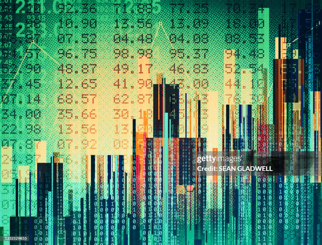 Abstract digital data numbers